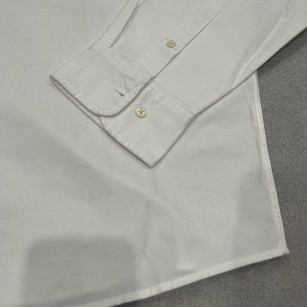 [XXL]Zara Men's White Heavy Cotton Button Down Shirt NWOT - Picture 3 of 11